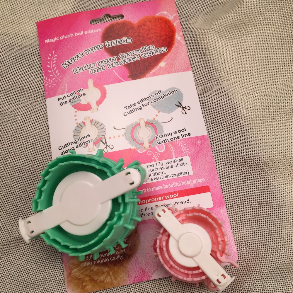 Pom Pom Maker Tool - จัดส่งฟรี Pompom Maker หวานหัวใจรูปแบบ Maker หัตถกรรมเครื่องมือ2ขนาด50มม.70มม.ถักเครื่องมือสำหรับเย็บปักถักร้อย