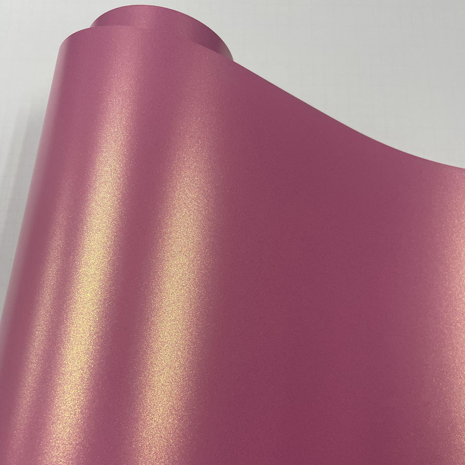 Glitter Vinyl Roll - พรีเมี่ยม Goldsands Glitter สีชมพูไวนิลสําหรับรถจักรยานยนต์ภายในรถยนต์,Matte ภาพยนตร์ขนาดเล็กแผ่นสติ๊กเกอร์ม้วน