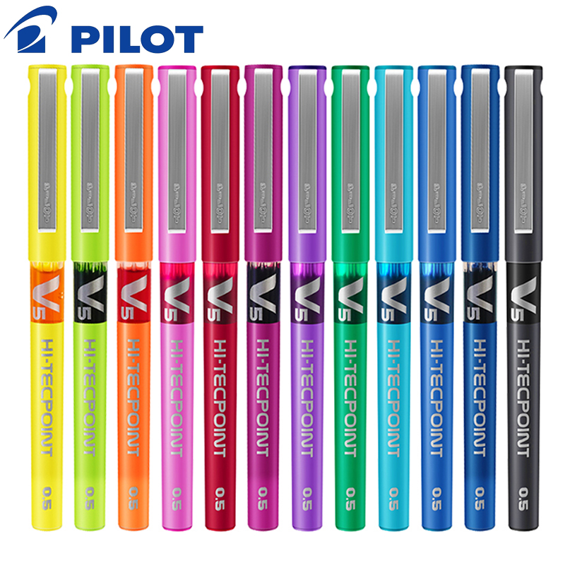 Pilot Pen V5 - 1PCS นักบินเข็ม Nib ปากกาเจล V5 น้ําปากกาลูกลื่นเครื่องเขียนอุปกรณ์สํานักงานการเขียน