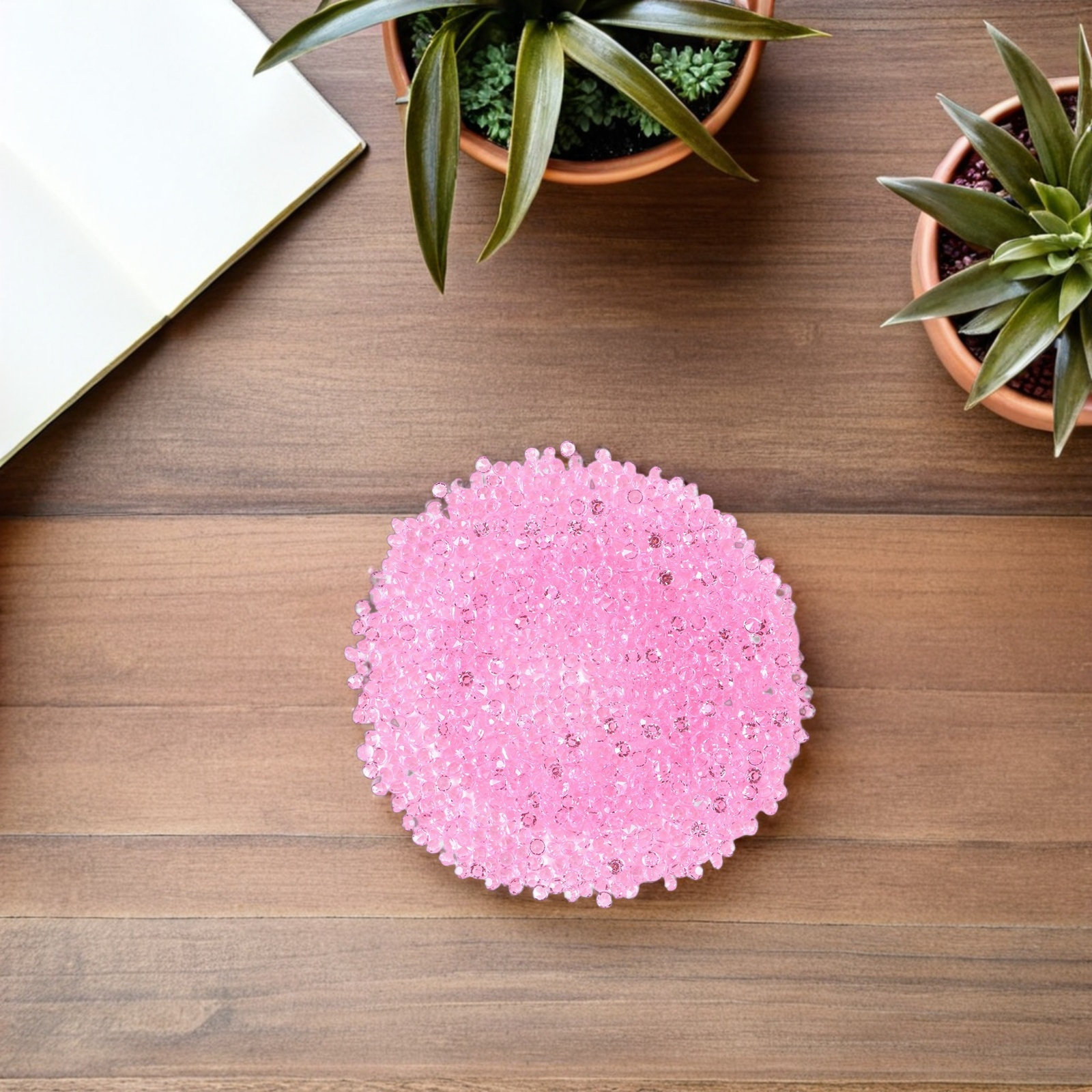 Craft Embellishments - วัสดุตกแต่งแจกัน 10000 ชิ้น อะคริลิคใสขนาด 4.5 มม.