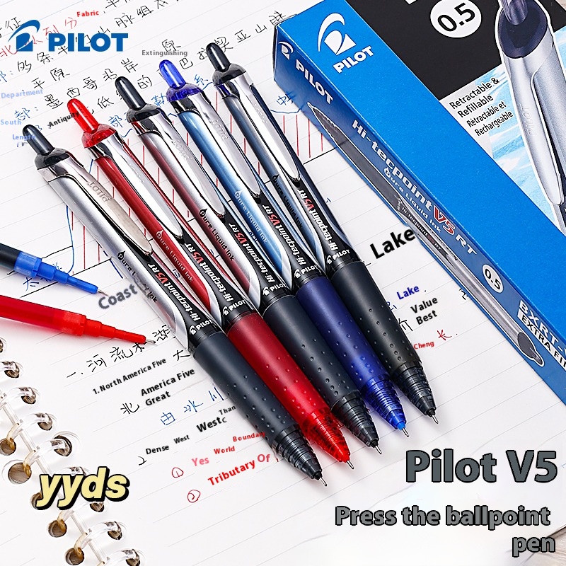 ปากกาเจลแบบกด Pilot BXRT-V5, 0 - Pilot Pen V5 บทวิจารณ์และราคา
