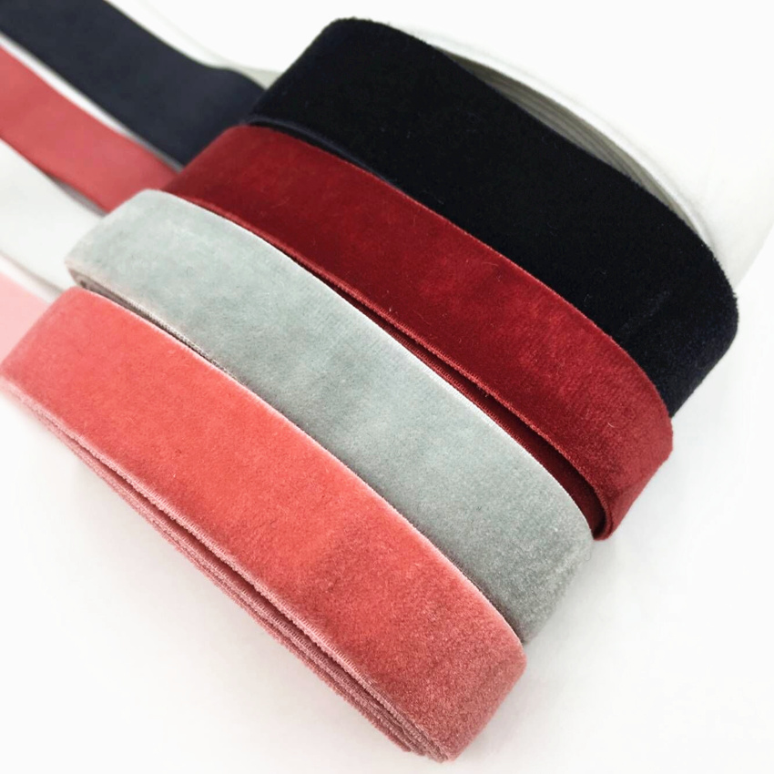 15 มม.5 หลากํามะหยี่ผม Bowknot - Velvet Ribbon Roll บทวิจารณ์และราคา