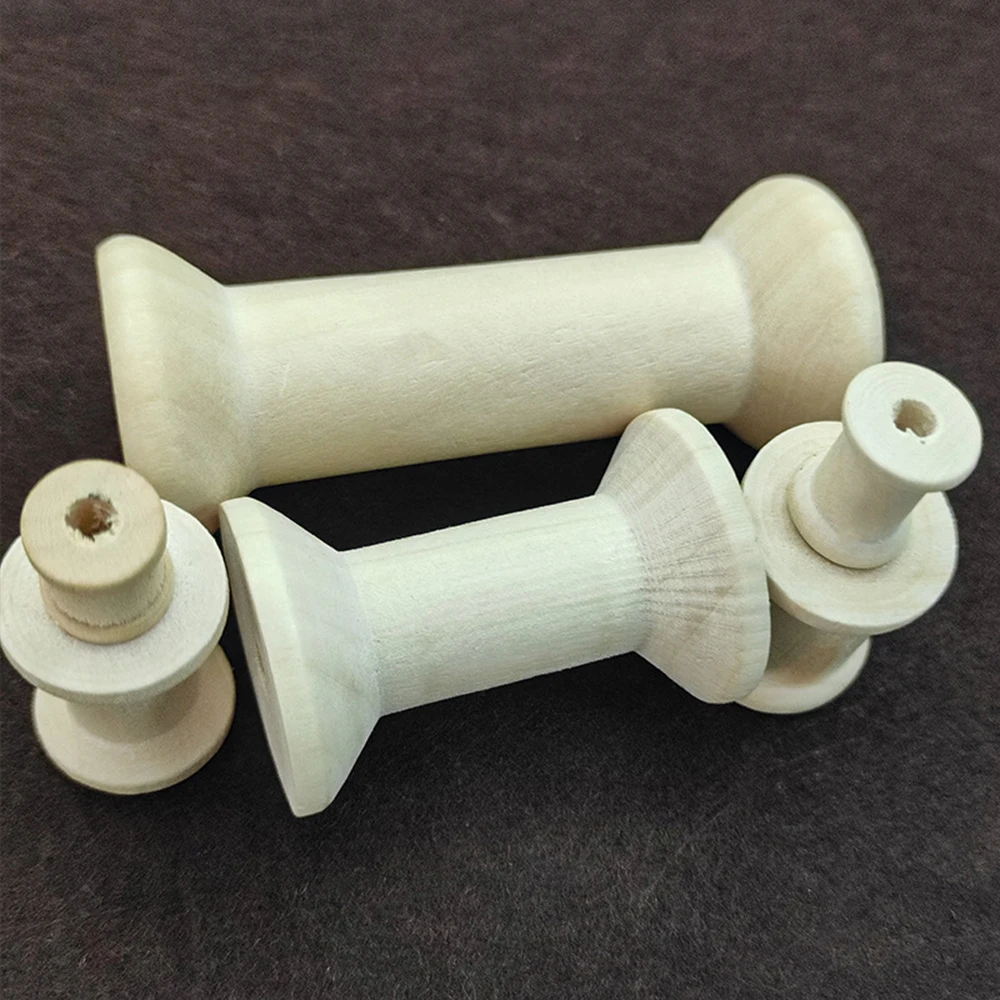 10/5Pcs มินิไม้ Bobbins ที่ว่า - Organza Ribbon Spool บทวิจารณ์และราคา