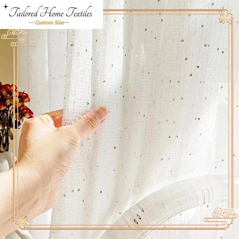 ภาษาฝรั่งเศสคําผ้าม่านสําหรับห - Sequin Fabric Panel บทวิจารณ์และราคา
