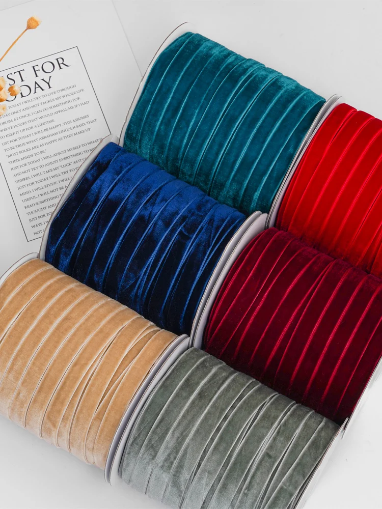 ริบบิ้นกำมะหยี่ขนาด50หลาริบบิ้ - Velvet Ribbon Roll บทวิจารณ์และราคา