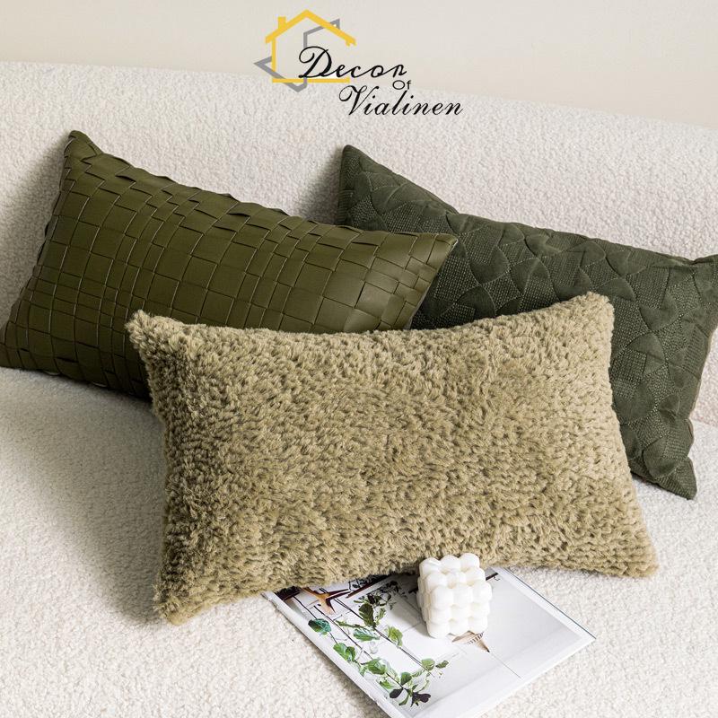 หมอนรองเอวสีเขียว, โซฟาสไตล์นอ - Velvet Ribbon Roll บทวิจารณ์และราคา