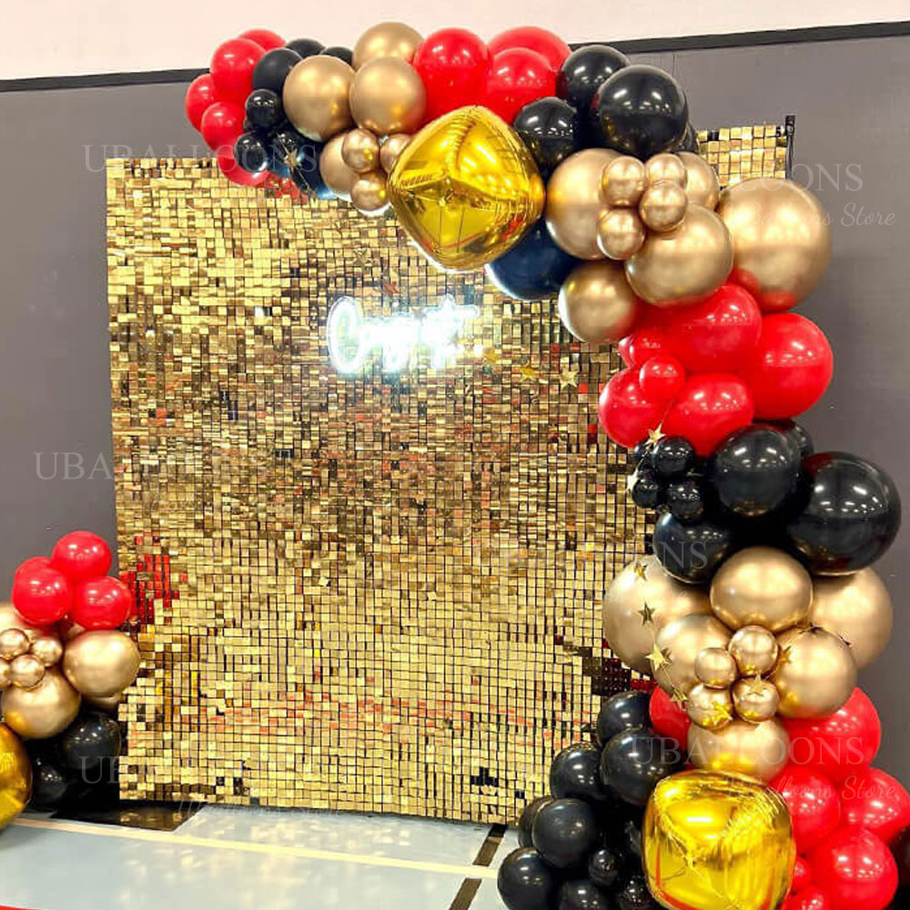 แชมเปญทอง Shimmer ฉากหลังแผง 1 - Sequin Fabric Panel บทวิจารณ์และราคา