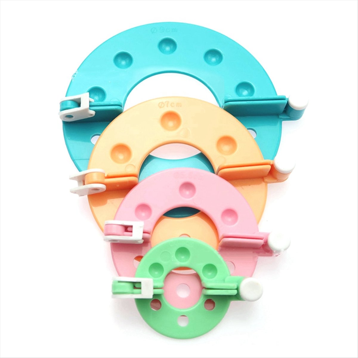 ชุดทำพู่ไหมพรม 4 ชิ้น รุ่นปี 2 - Pom Pom Maker Tool บทวิจารณ์และราคา