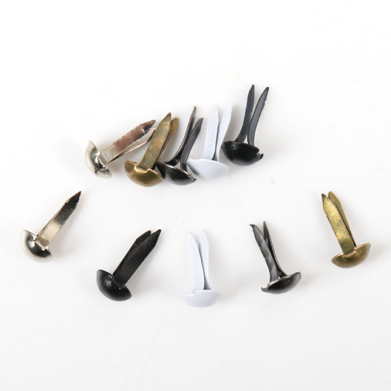 100 ชิ้นผสมรอบโลหะ Brad Studs  - Embellishments For Scrapbooking บทวิจารณ์และราคา