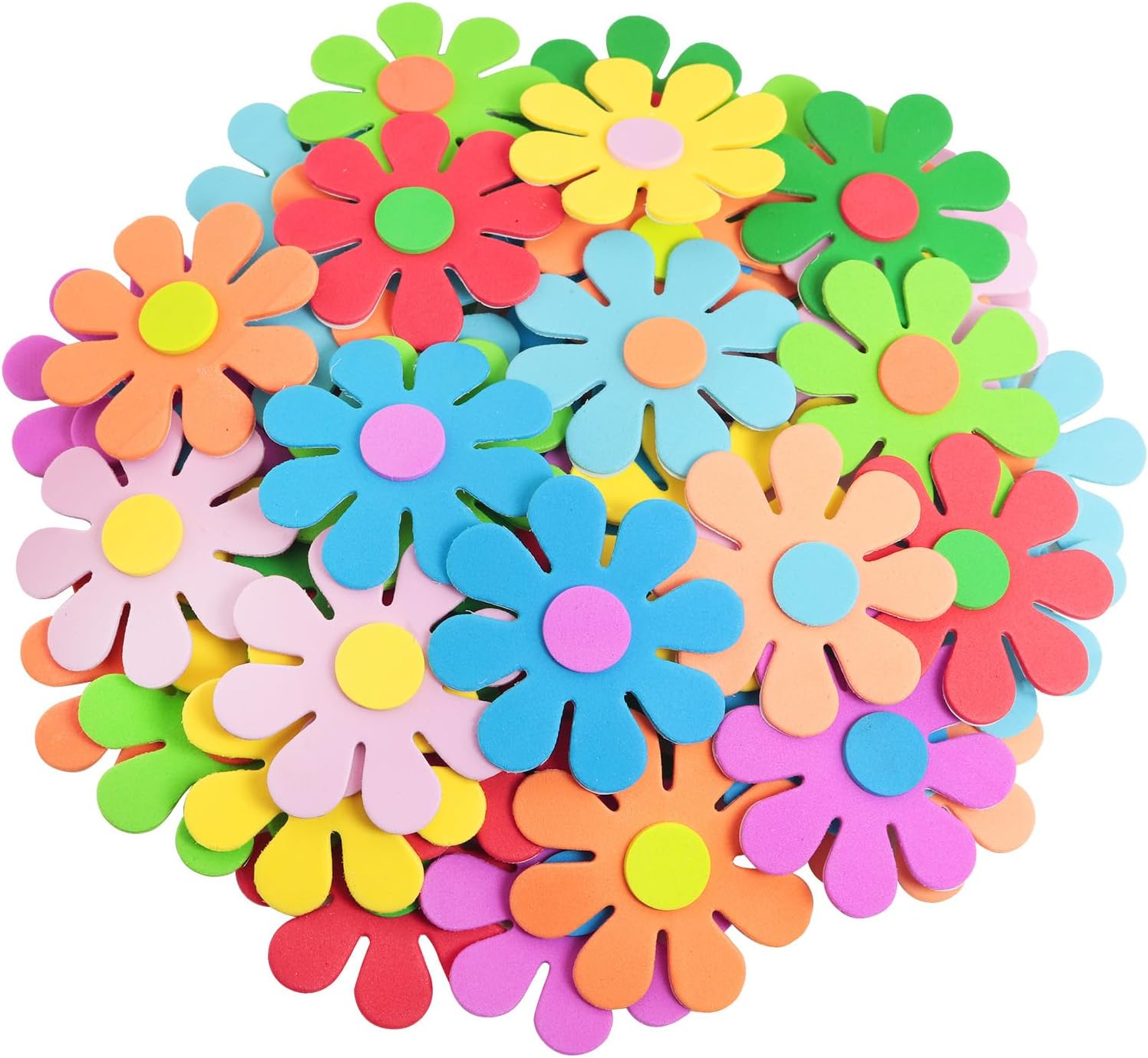 สติกเกอร์โฟมรูปดอกไม้ 3 มิติ ง - Craft Embellishments บทวิจารณ์และราคา