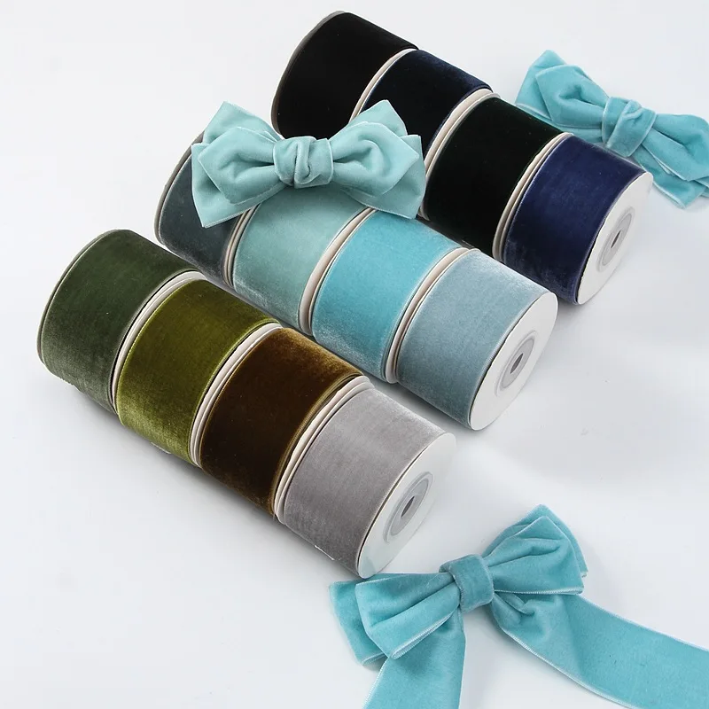 คลาสสิก 5 หลา 6 มม.-38 มม.ด้าน - Velvet Ribbon Roll บทวิจารณ์และราคา