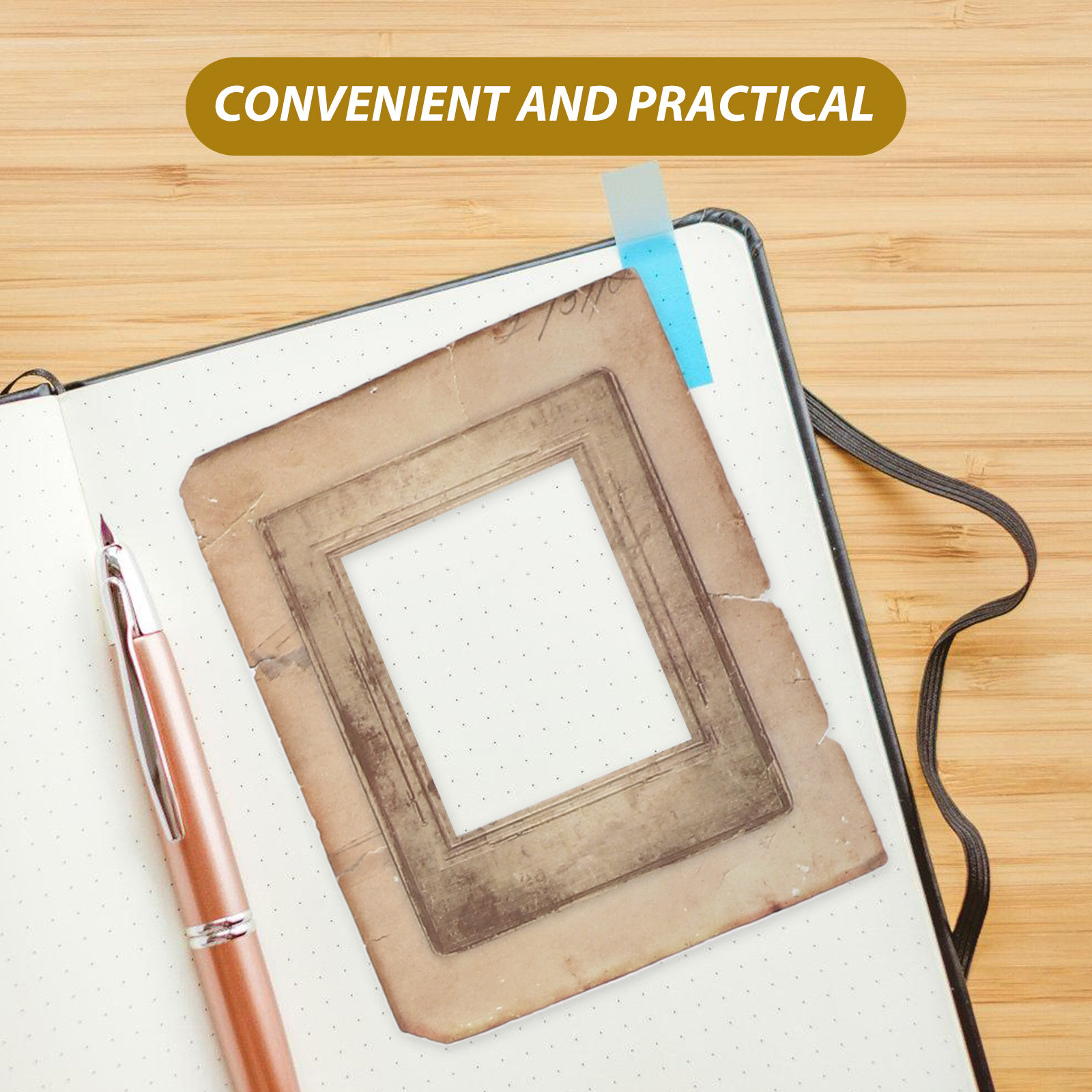 สติกเกอร์กรอบรูป 35 ชิ้น สำหรั - Embellishments For Scrapbooking บทวิจารณ์และราคา