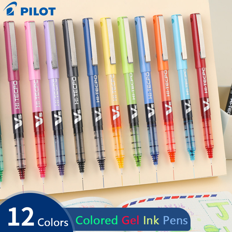 ปากกาโรลเลอร์บอลหมึกเหลว Pilot - Pilot Pen V5 บทวิจารณ์และราคา