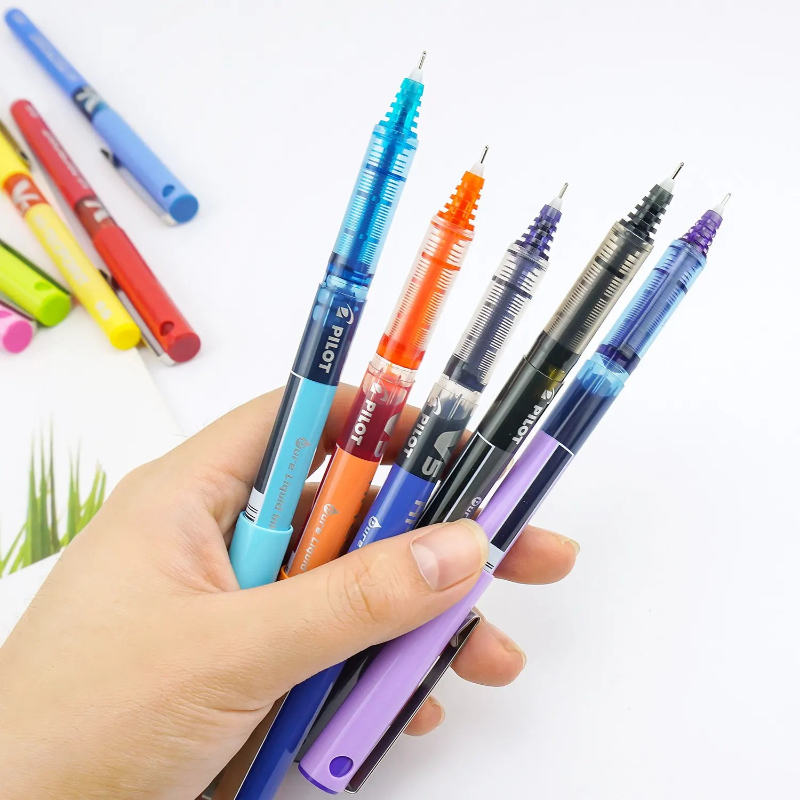 ปากกาโรลเลอร์บอลหมึกเหลว Pilot - Pilot Pen V5 บทวิจารณ์และราคา