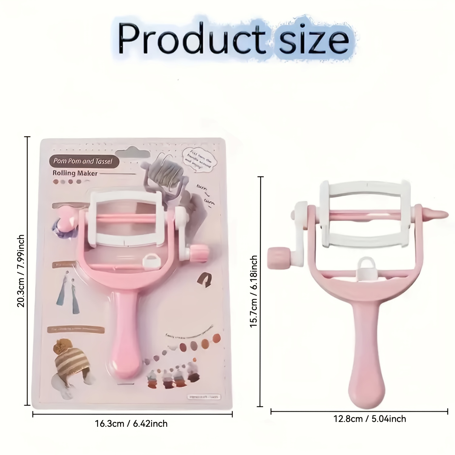 เครื่องทำพู่ไหมพรมแบบมือหมุน เ - Pom Pom Maker Tool บทวิจารณ์และราคา