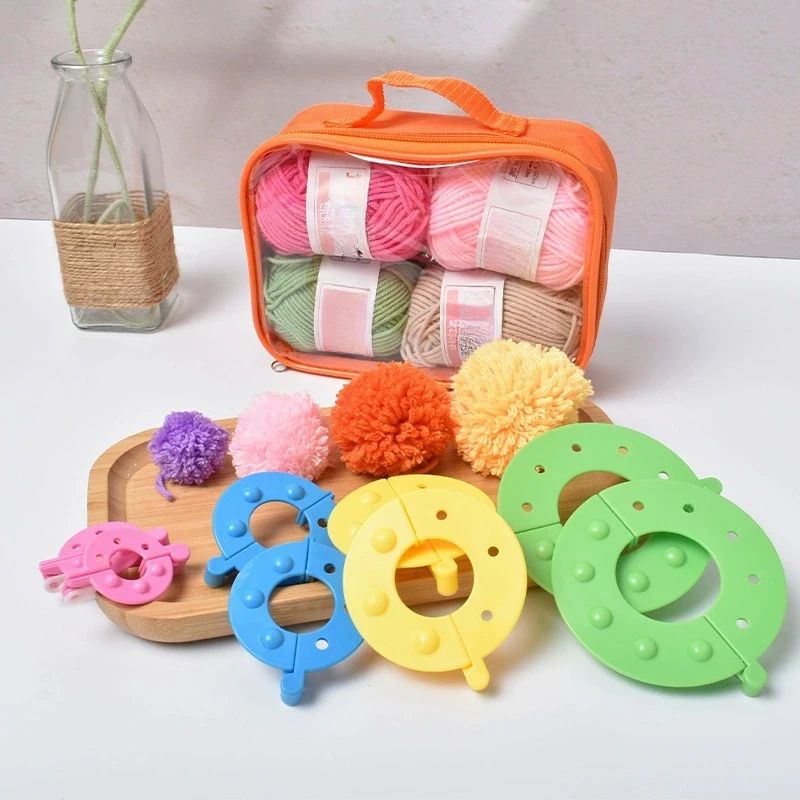 8PCS 4 ขนาด Fluff Ball Weaver  - Pom Pom Maker Tool บทวิจารณ์และราคา