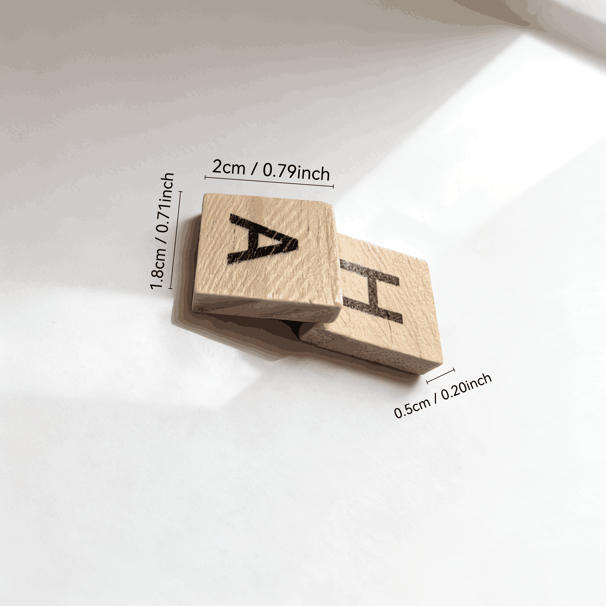 100 ชิ้น ลูกบาศก์ตัวอักษรไม้สำ - Craft Embellishments บทวิจารณ์และราคา