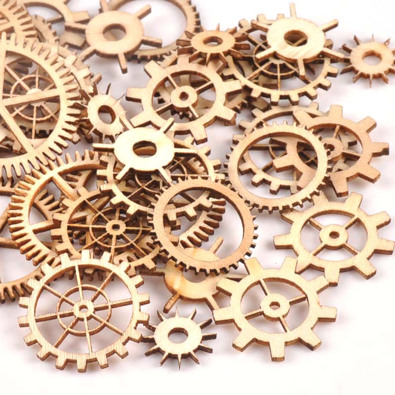 20-40Mm 36Pcsที่ยังไม่เสร็จไม้ - Embellishments For Scrapbooking บทวิจารณ์และราคา