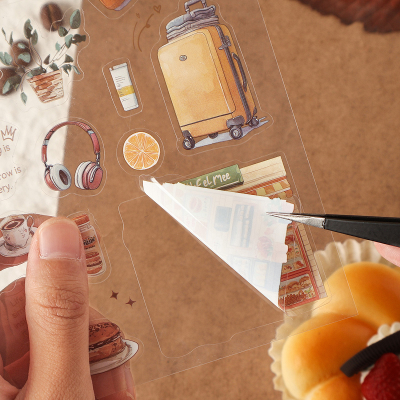 สติกเกอร์ฉลากสินค้าสไตล์วินเทจ - Embellishments For Scrapbooking บทวิจารณ์และราคา