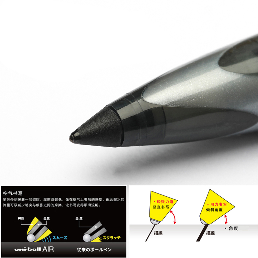 UNI Ball Air GEL ปากกาคุณภาพสู - Pentel Pen Energel บทวิจารณ์และราคา
