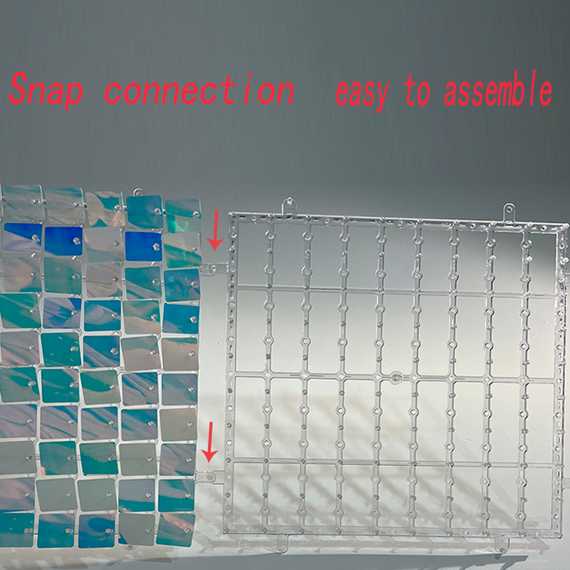 10/20pcs 3D Sequins ผนังโปร่งใ - Sequin Fabric Panel บทวิจารณ์และราคา