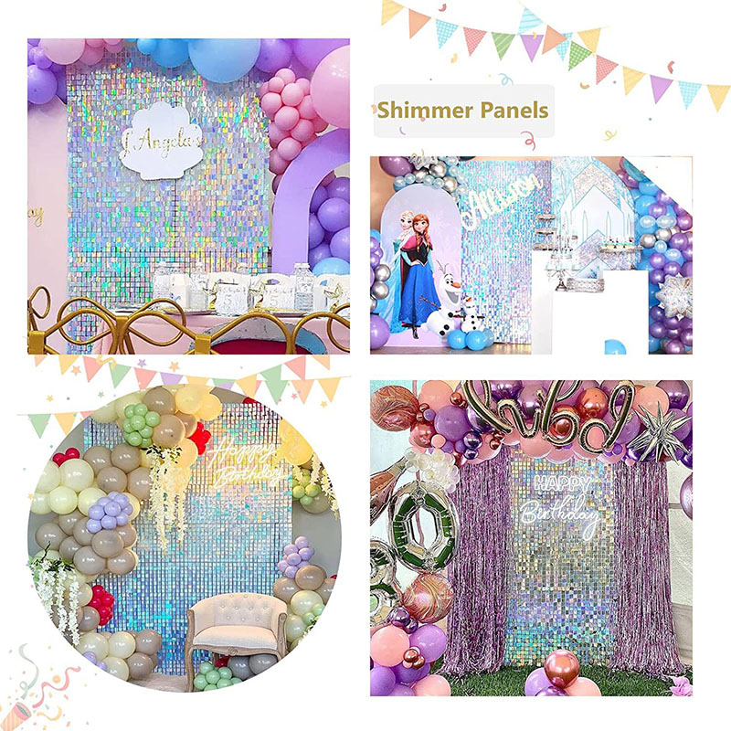 ฉากหลังผนังวิบวับ แผงผนังเลเซอ - Sequin Fabric Panel บทวิจารณ์และราคา