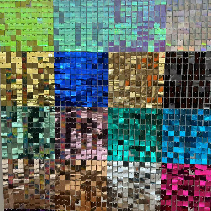 6/12/24/25/26/27 ชิ้น Shimmer  - Sequin Fabric Panel บทวิจารณ์และราคา