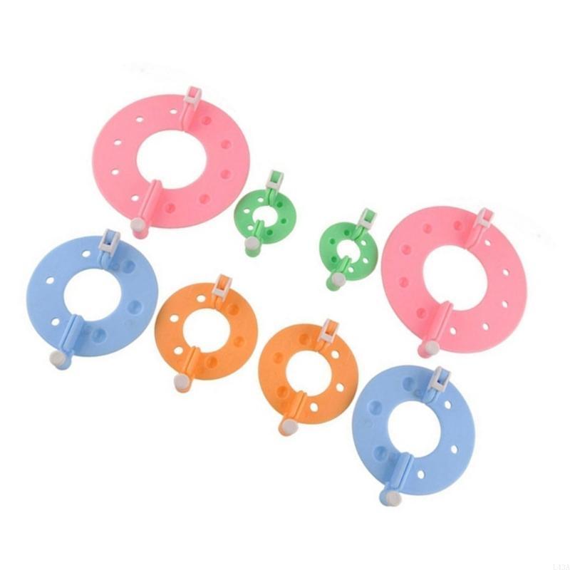 L43A 4 ชิ้น DIY เส้นด้ายขนสัตว - Pom Pom Maker Tool บทวิจารณ์และราคา